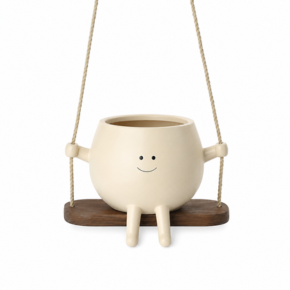 Maceta Sonriente para Pequeñas Plantas