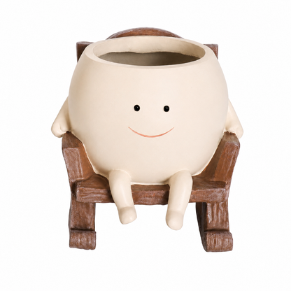 Maceta Sonriente para Pequeñas Plantas